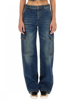 Stella McCartney - Blue Regular Mid Rise Jeans