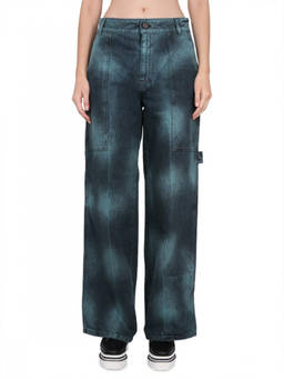 Stella McCartney - Green Straight Mid Rise Jeans