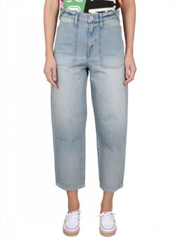 Kenzo - Denim Carrot Fit High Rise Jeans