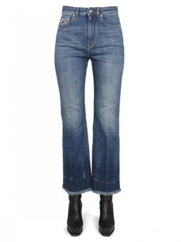 Stella McCartney - Blue Flared High Rise Jeans