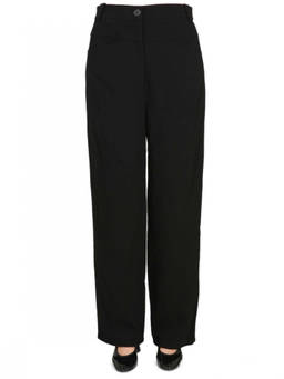 KHAITE - Black Straight High Rise Jeans