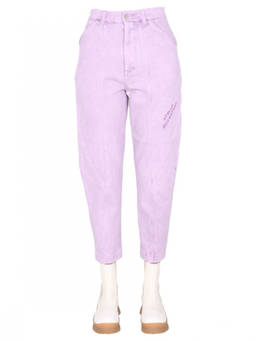 Stella McCartney - Purple Tapered High Rise Jeans
