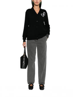 Patou - Grey Straight Mid Rise Jeans