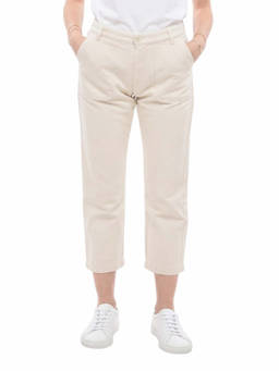Woolrich - White Straight High Rise Jeans