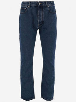 Palm Angels - Blue Applied Logo Jeans