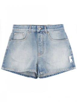 OFF-WHITE - Denim Solid Shorts