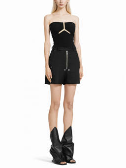 Rick Owens - Black Solid Shorts