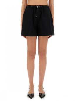 Moschino - Black Solid Shorts