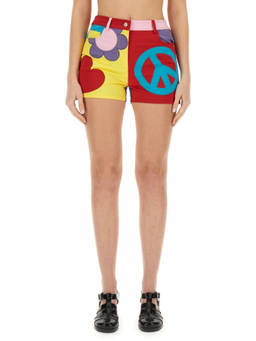 Moschino - Multicolor Graphic Shorts