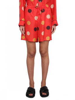 Aspesi - Orange Polka Dot Shorts