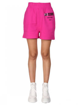 Moschino - Purple Logo Shorts
