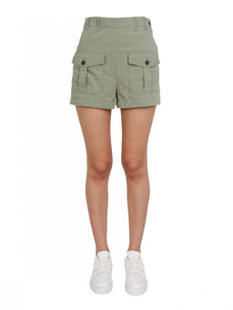 Philippe Model - Green Solid Shorts