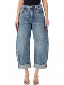 FRAME - White Relaxed Bubble Jeans