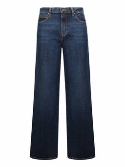FRAME - Blue Flared High-Rise Jeans
