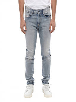 Diesel - Light Blue Distressed Jeans