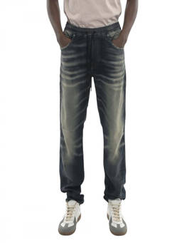 Diesel - Blue Relaxed Drawstring Jeans