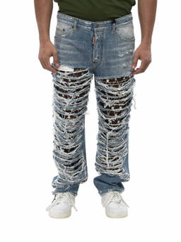Dsquared2 - Blue Straight Mid Rise Jeans