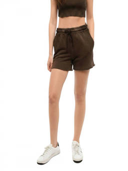 COTTON CITIZEN - Brown Solid Shorts