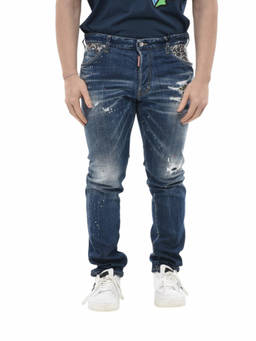 Dsquared2 - Blue Skinny Mid Rise Jeans