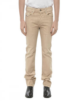 Diesel - Beige Mid Rise Jeans