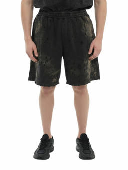 Diesel - Black Distressed Shorts