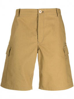 Kenzo - Khaki Cargo Logo Shorts