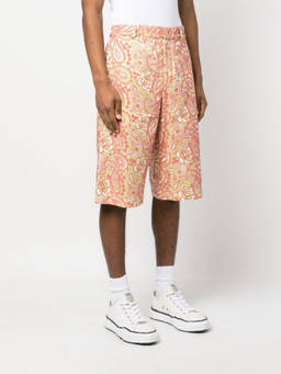 Bluemarble - Multi color All Over Embroidered Shorts