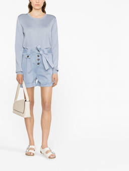 Woolrich - Sky Blue Twill Shorts