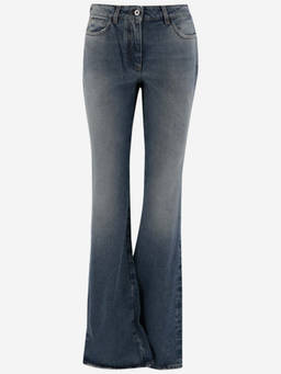 OFF-WHITE - Dark Blue Flared Blue