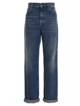 Golden Goose - Navy Blue Straight Leg Jeans