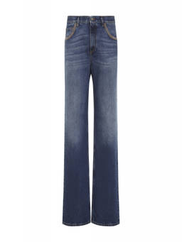 Etro - Blue High Rise Jeans