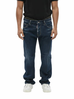 Dsquared2 - Navy Blue Distressed Jeans