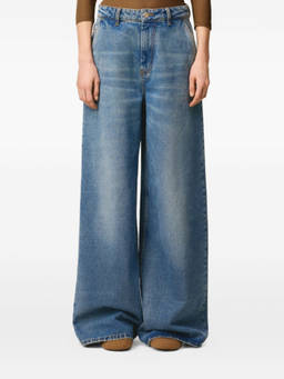 AMI Paris - Blue wide-leg denim jeans