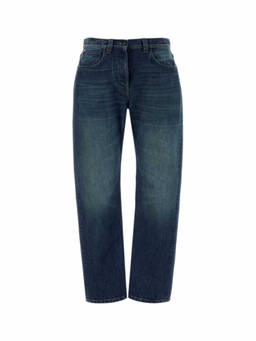 The Row - Blue Straight High Rise Jeans