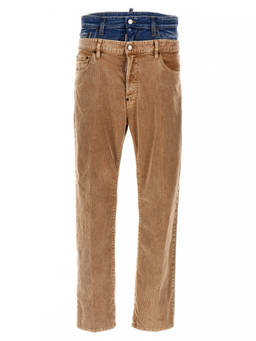 Dsquared2 - Beige Mid Rise Jeans