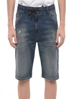 Diesel - Blue Distressed Shorts