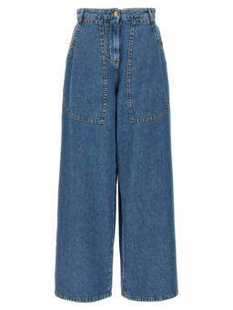 Etro - Blue Wide Leg Jeans