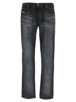 Diesel - Black Straight Leg Jeans