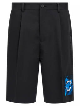 Undercover - Black Patch Bermuda shorts