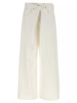 AGOLDE - White Cotton Jeans