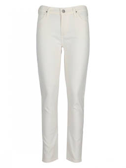 Citizens of Humanity - White Slim Mid Rise Jeans