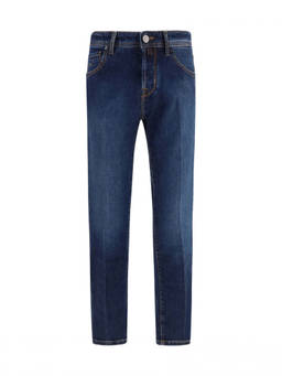 Jacob Cohen - Blue Mid Rise Jeans