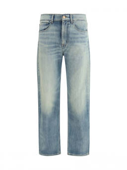 7 For All Mankind - Light Blue Straight Jeans