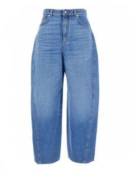 Givenchy - Blue Logo Patch Jeans