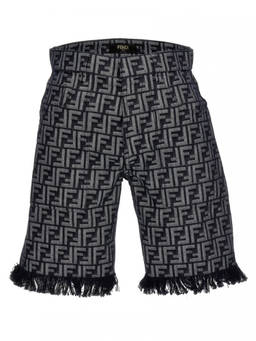 Fendi - Dark Blue Logo Shorts