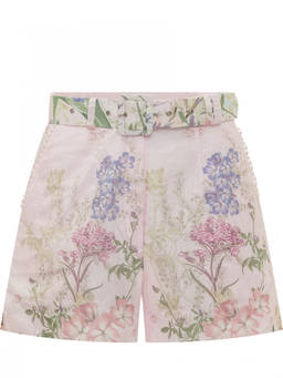 Rui - Light Pink Printed Shorts