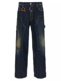 Dsquared2 - Blue Loose Carpenter jeans