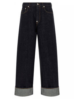 Kenzo - Blue Turn Up Jeans