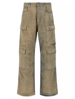 Rick Owens - Beige Double Cargo jeans