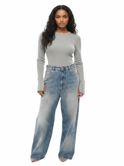 1989 STUDIO - Sky Blue Flared High Rise Jeans